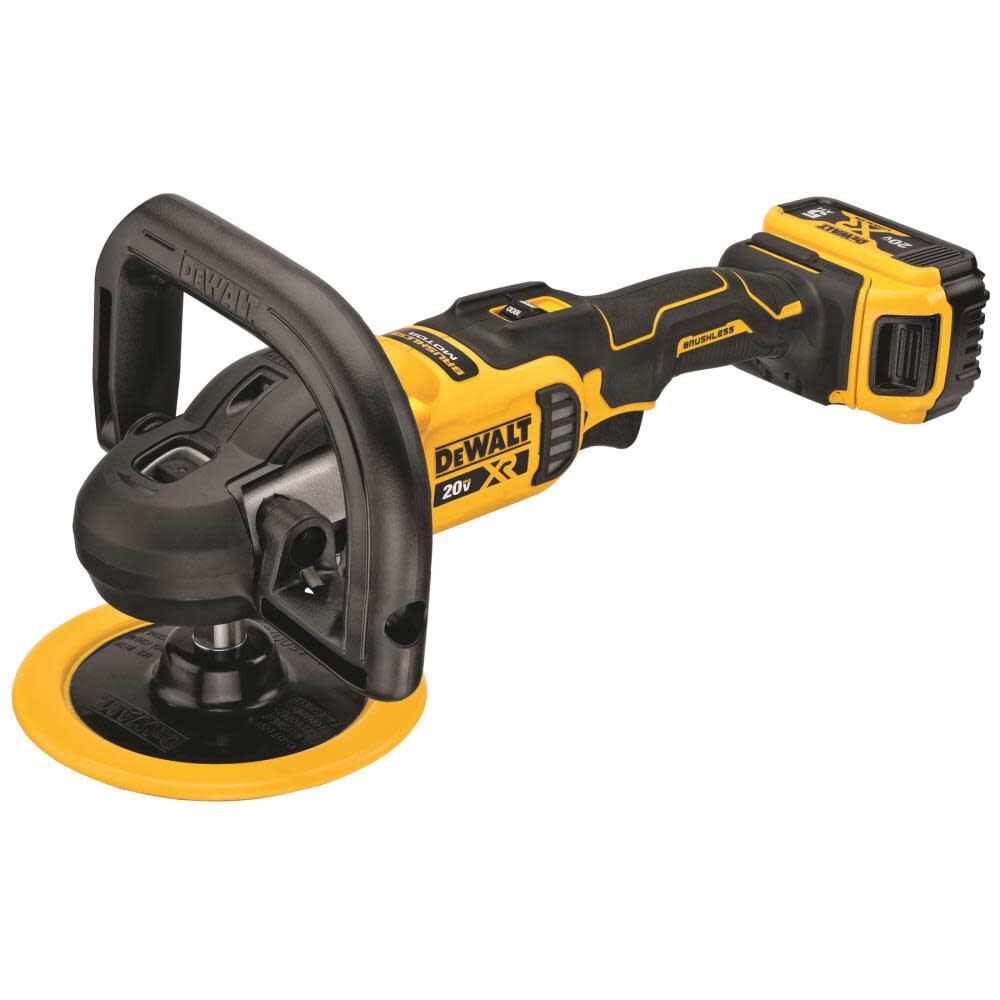 DeWalt DCM849P2 20V 7IN VS ROTARY POLISHER KITTED