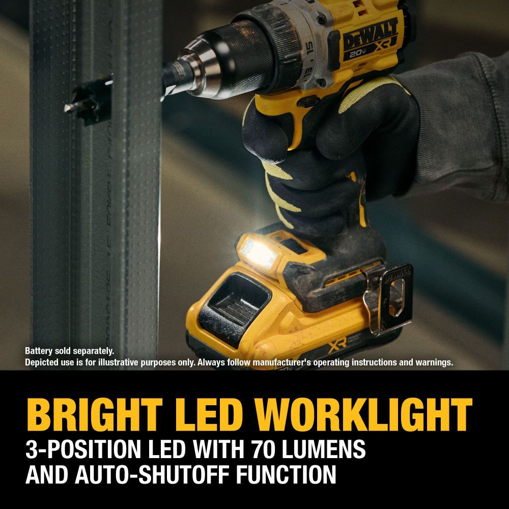DeWalt DCD801B 20V MAX XR DRILL DRIVER - BARE