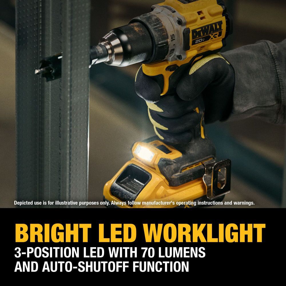 DeWalt DCD801QQ2 20V MAX XR DRILL DRIVER-KIT