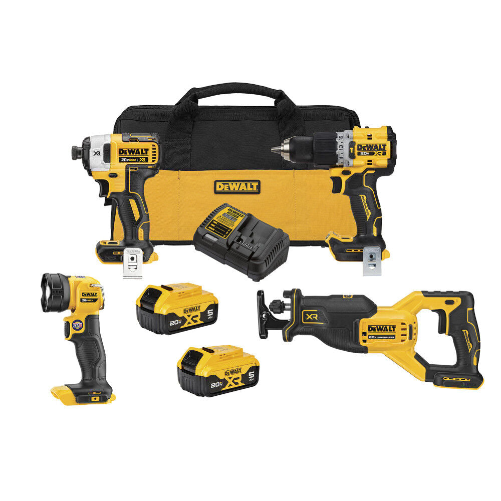 DeWalt DCK449P2 20V MAX XR BRUSHLESS 4-TOOL COMBO KIT
