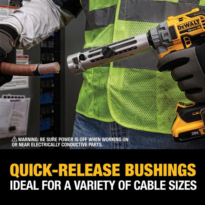 DeWalt DCE151TD1 20V MAX CABLE STRP KIT CU/AL THHN/XHHW