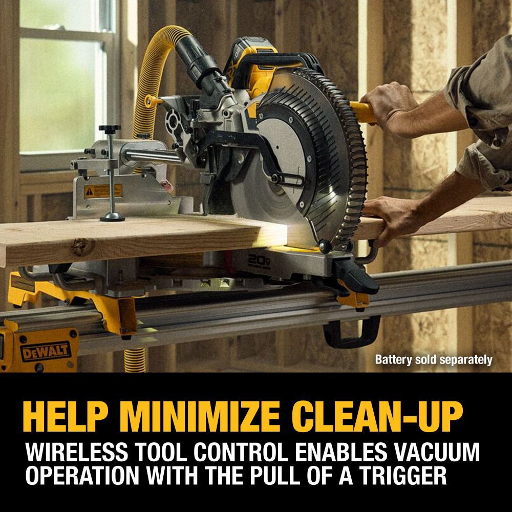 DeWalt DCS785B 20V MAX XR 12 in Double Bevel Miter Saw