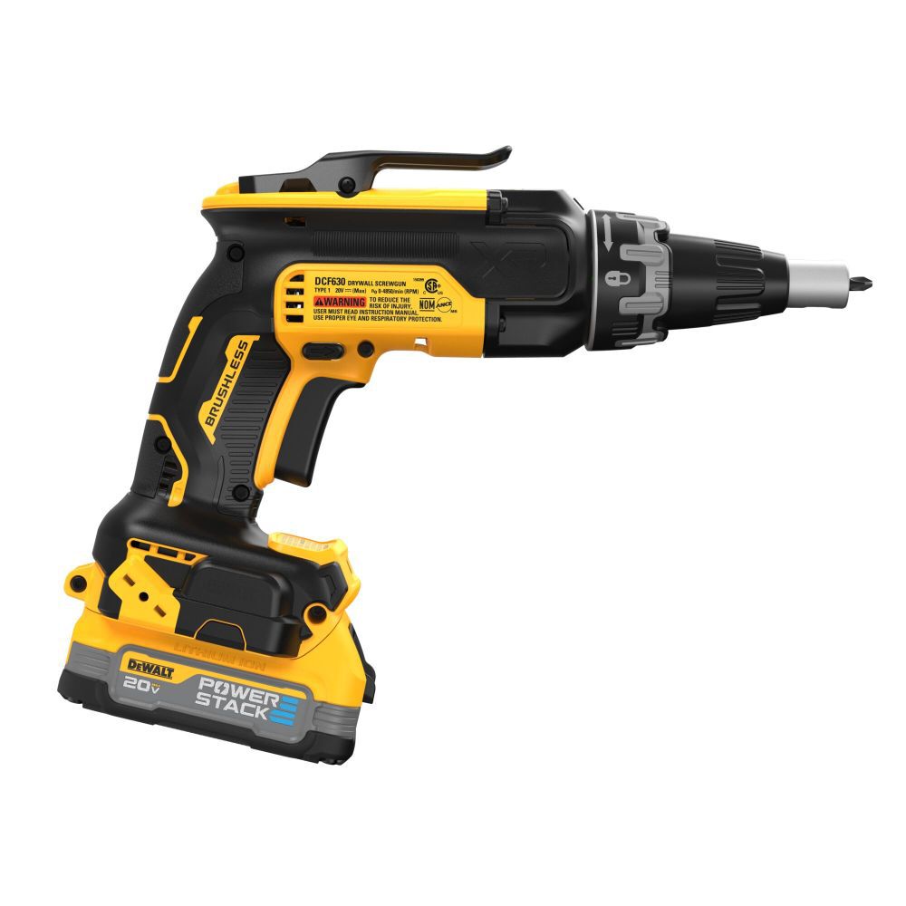 DeWalt DCF630E1 20V MAX BL DRYWALL SCREWGUN (1.7AH KIT)