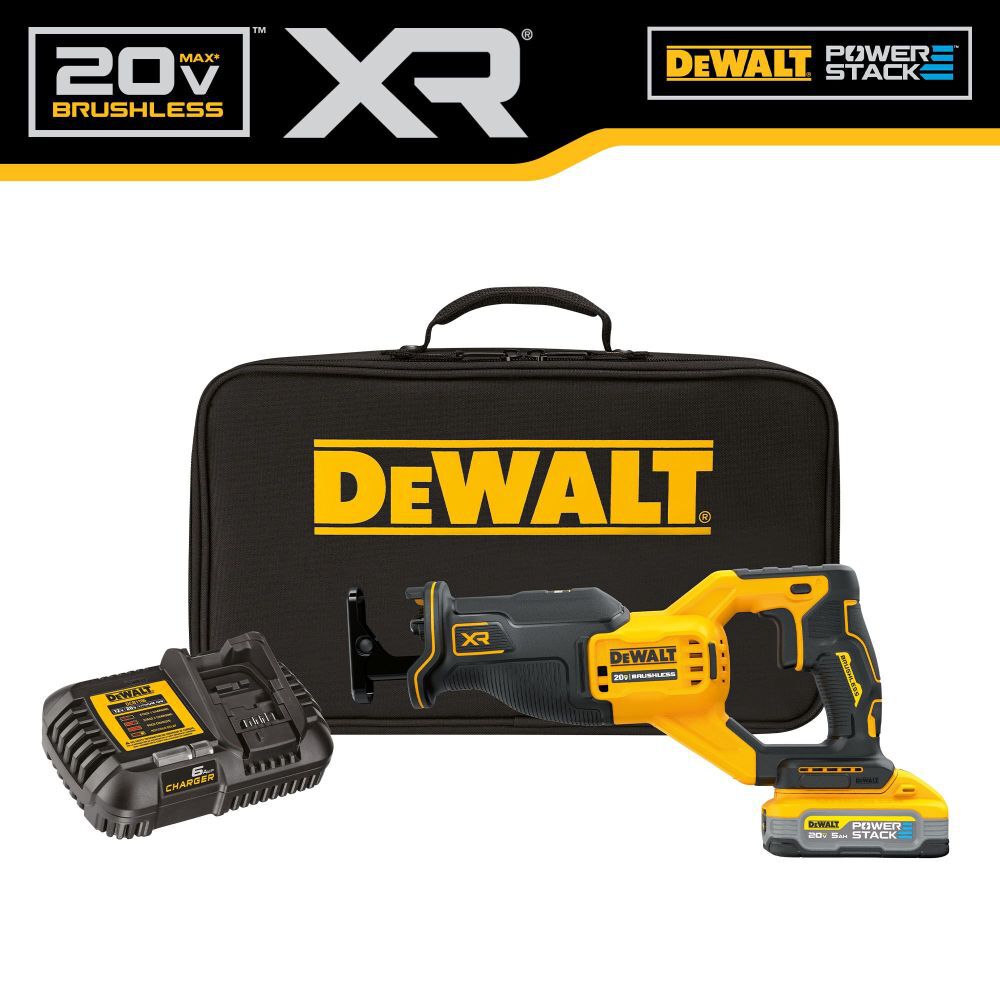 DeWalt DCS382H1 20V MAX BRUSHLESS RECIP SAW (KIT)