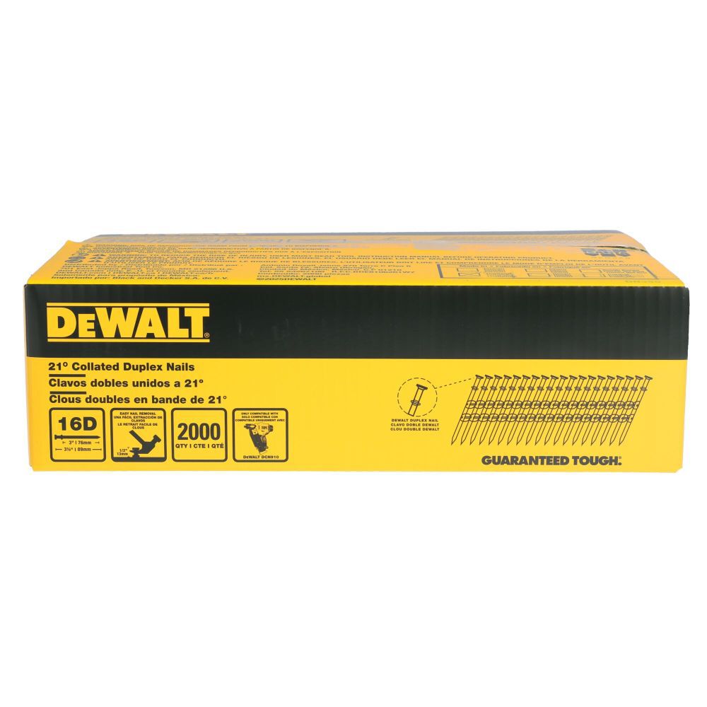 DeWalt DN350 16D Collated Duplex Nails
