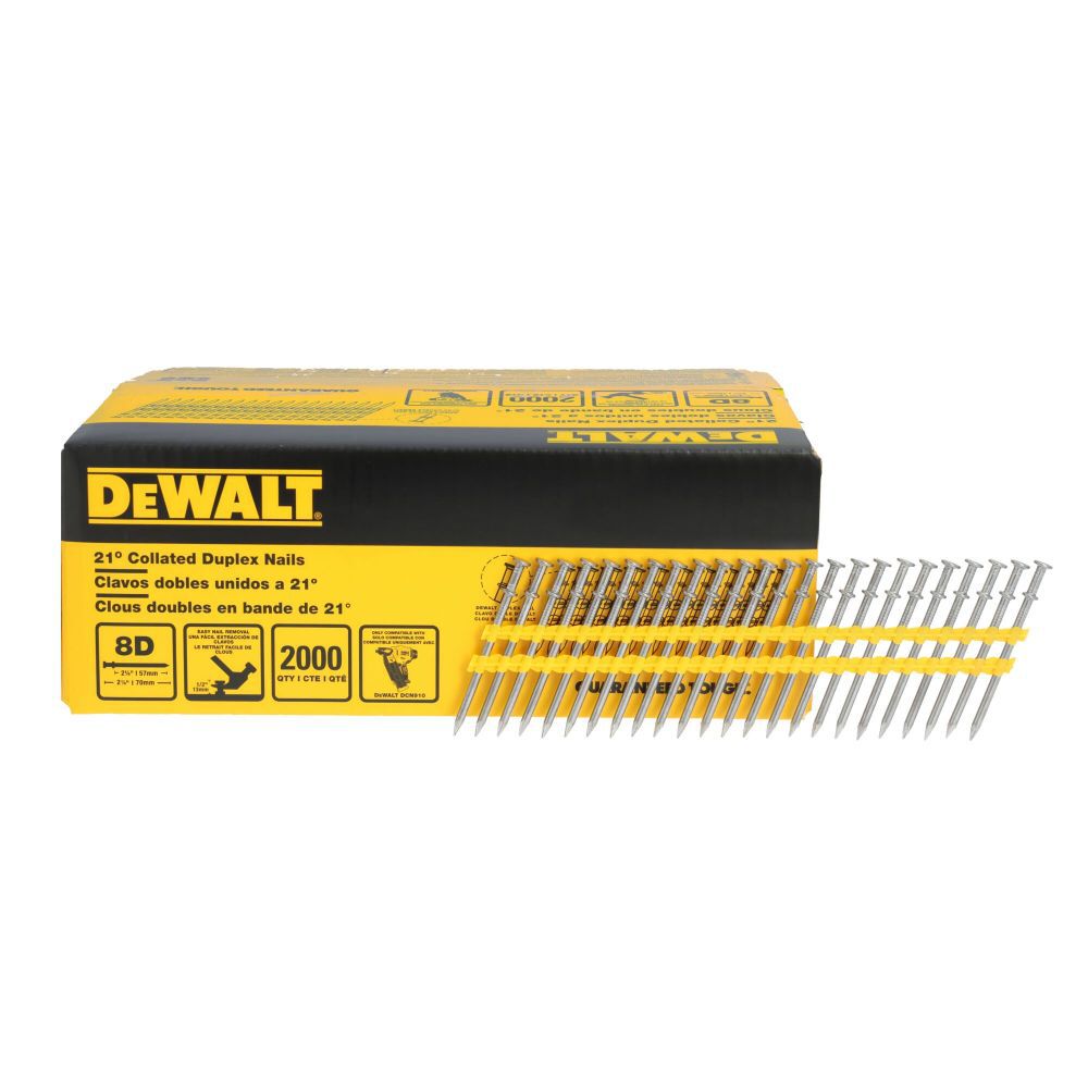 DeWalt DN275 8D Collated Duplex Nails