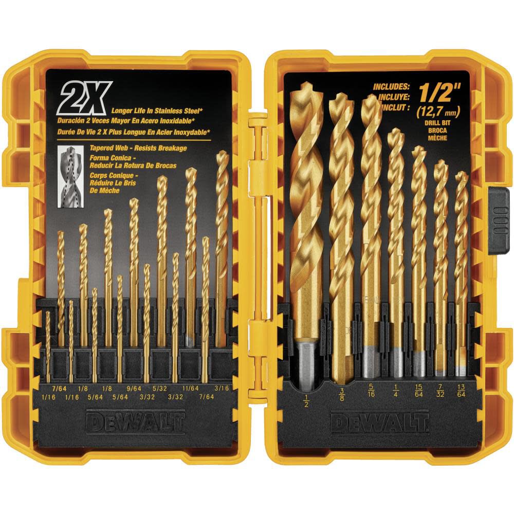 DeWalt DW1361 21PC Titanium STC