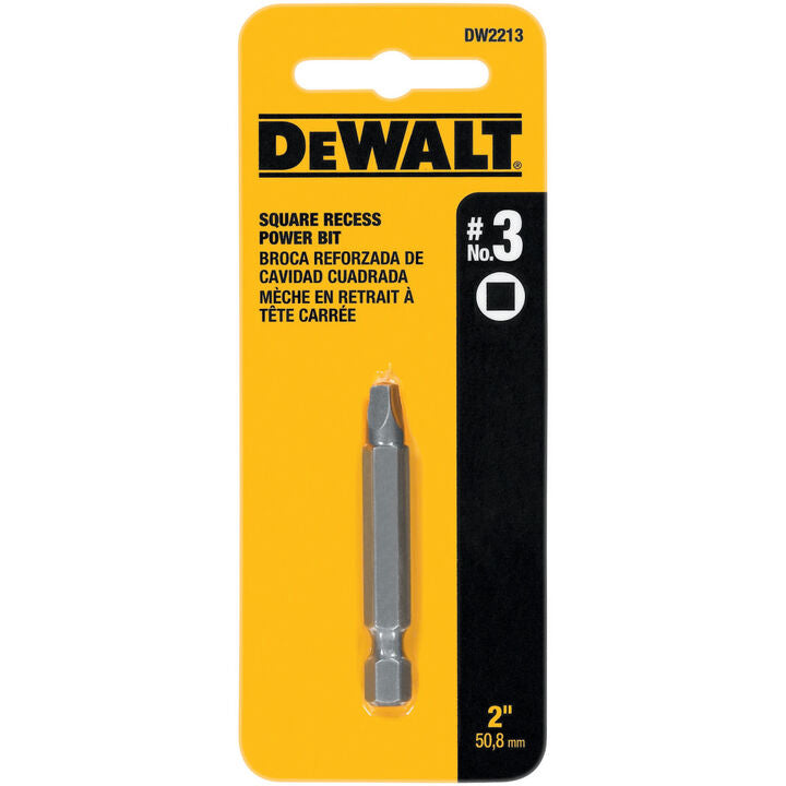 DeWalt DW2213 #3 SQUARE RECESS POWER BT