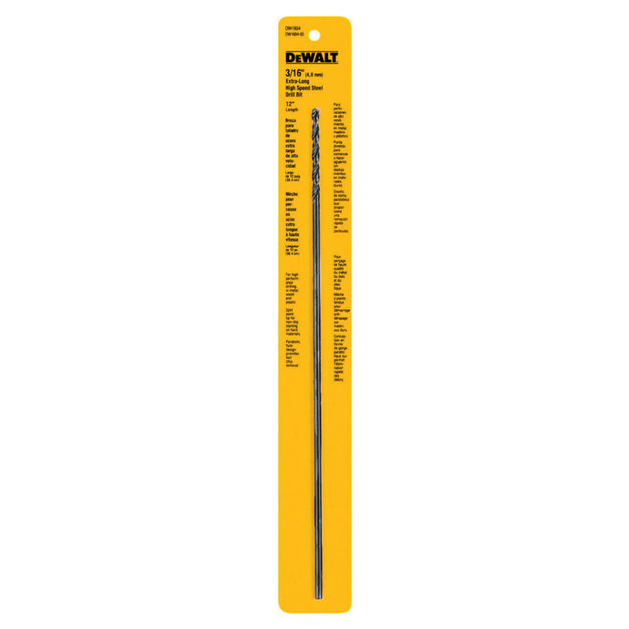 DeWalt DW1604 3/16IN x 12IN AIR DRILL BIT