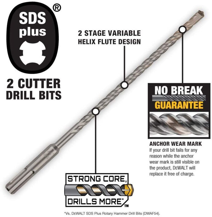 DeWalt DW5402 3/16 x 2 x 4 SDS - 2C