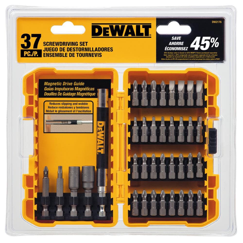 DeWalt DW2176 37 PC SCREWDRIVING SET