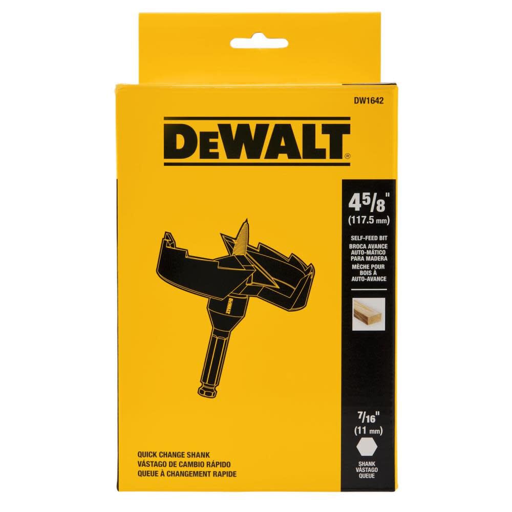 DeWalt DW1642 4-5/8IN SELF-FEED BIT