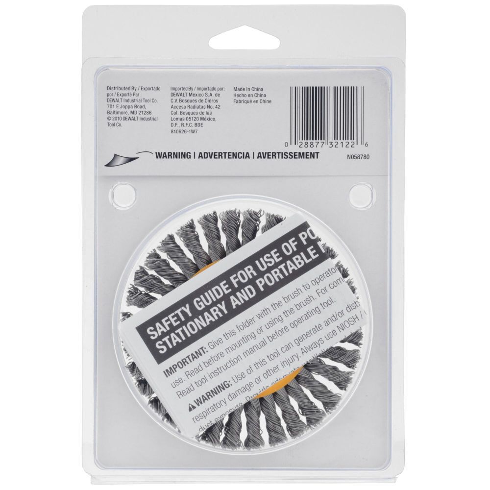 DeWalt DW4925 4 STRING BEAD WIRE WHL/CARBON STL5/8-11
