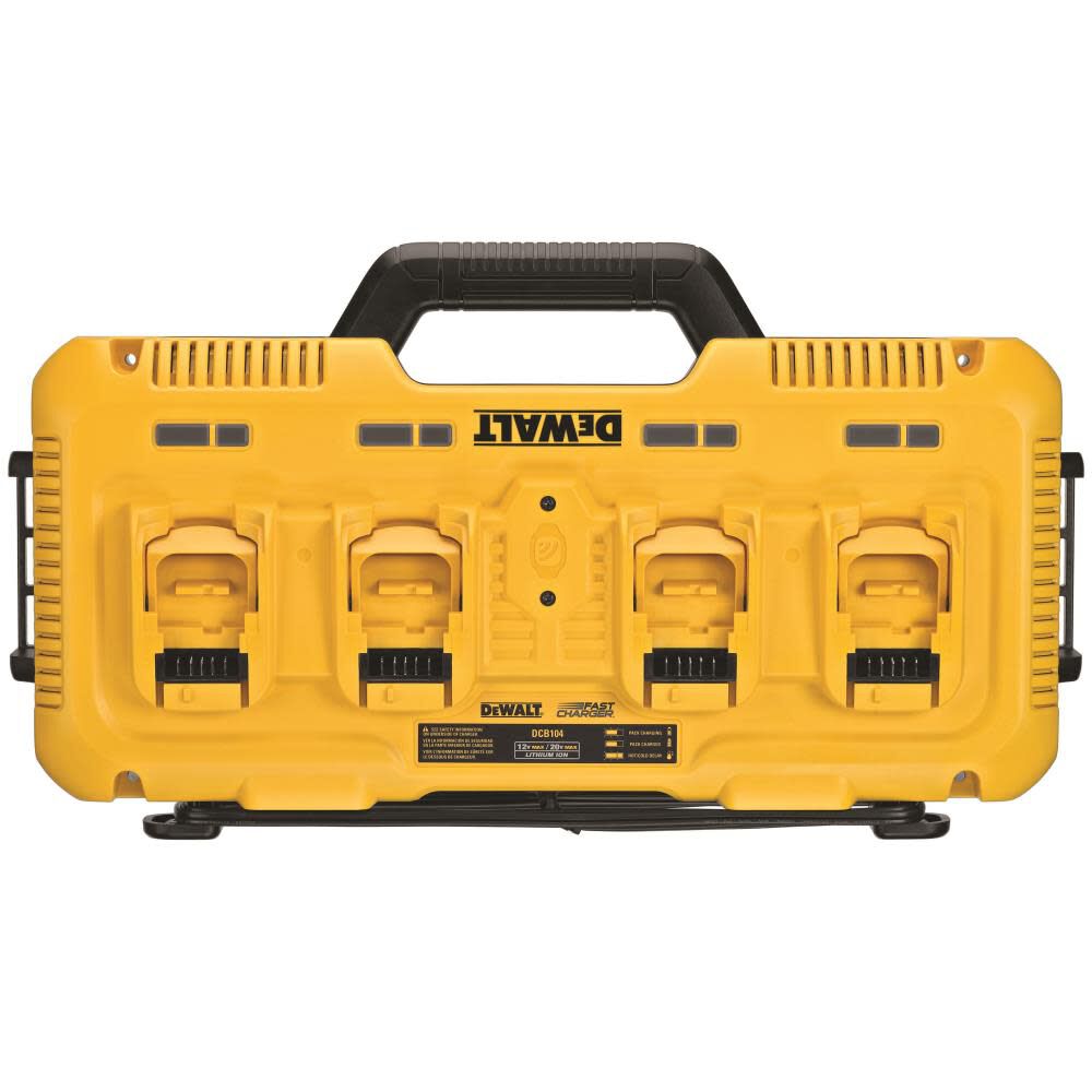 DeWalt DCB104 DEWALT 4 PORT LITHIUM-ION FAST CHARGER