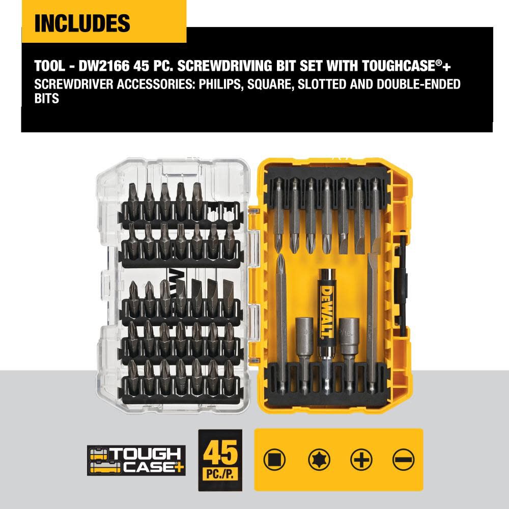 DeWalt DW2166 45PC Screwdriving STC
