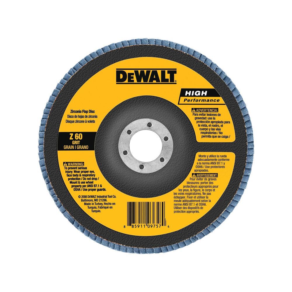 DeWalt DW8315 5 X 7/8 40G T29 HP FLAP