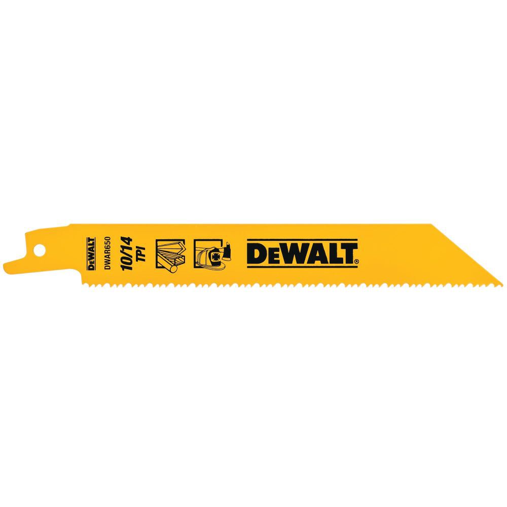 DeWalt DW4845 6IN 10/14TPI STG BK BLD-5