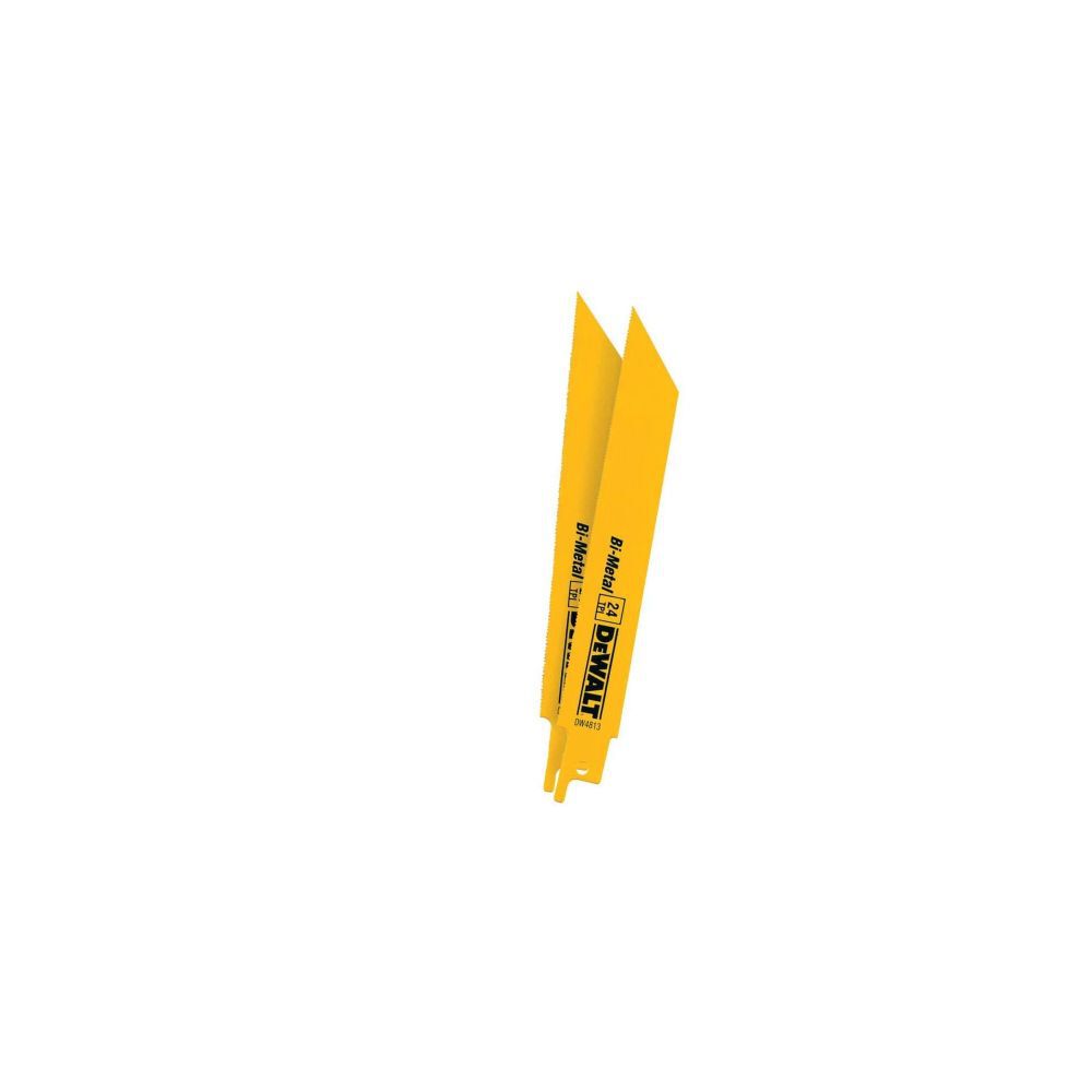 DeWalt DW4813-2 6IN 24TPI STGT BK BLD-2PK
