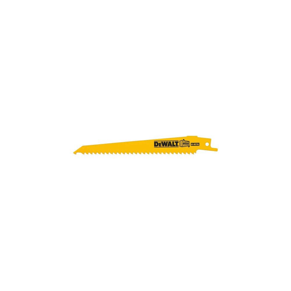 DeWalt DW4801 6IN 4TPI TAPER BK BLD-5PK