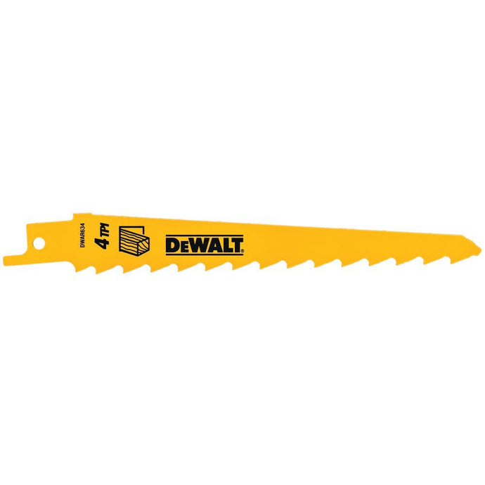 DeWalt DW4801 6IN 4TPI TAPER BK BLD-5PK