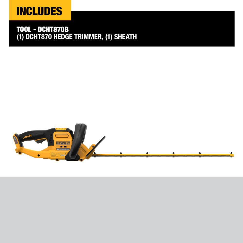 DeWalt DCHT870B DW 60V HEDGE TRIMMER BARE