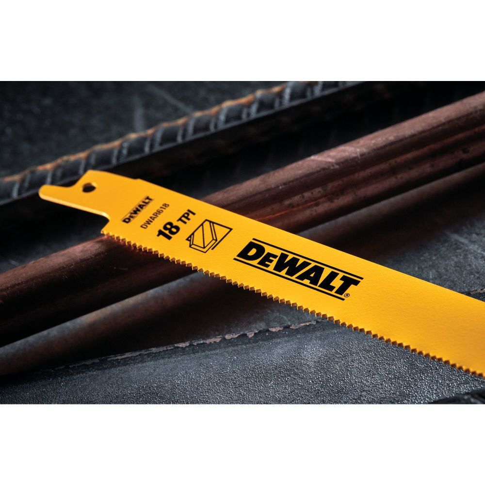 DeWalt DW4811B25 6IN 18TPI STGT BK BLD-25