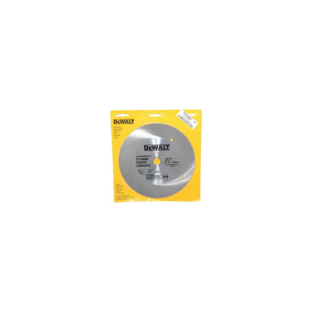 DeWalt DW3326 7-1/4 H.G PLYWOOD SAW BLD