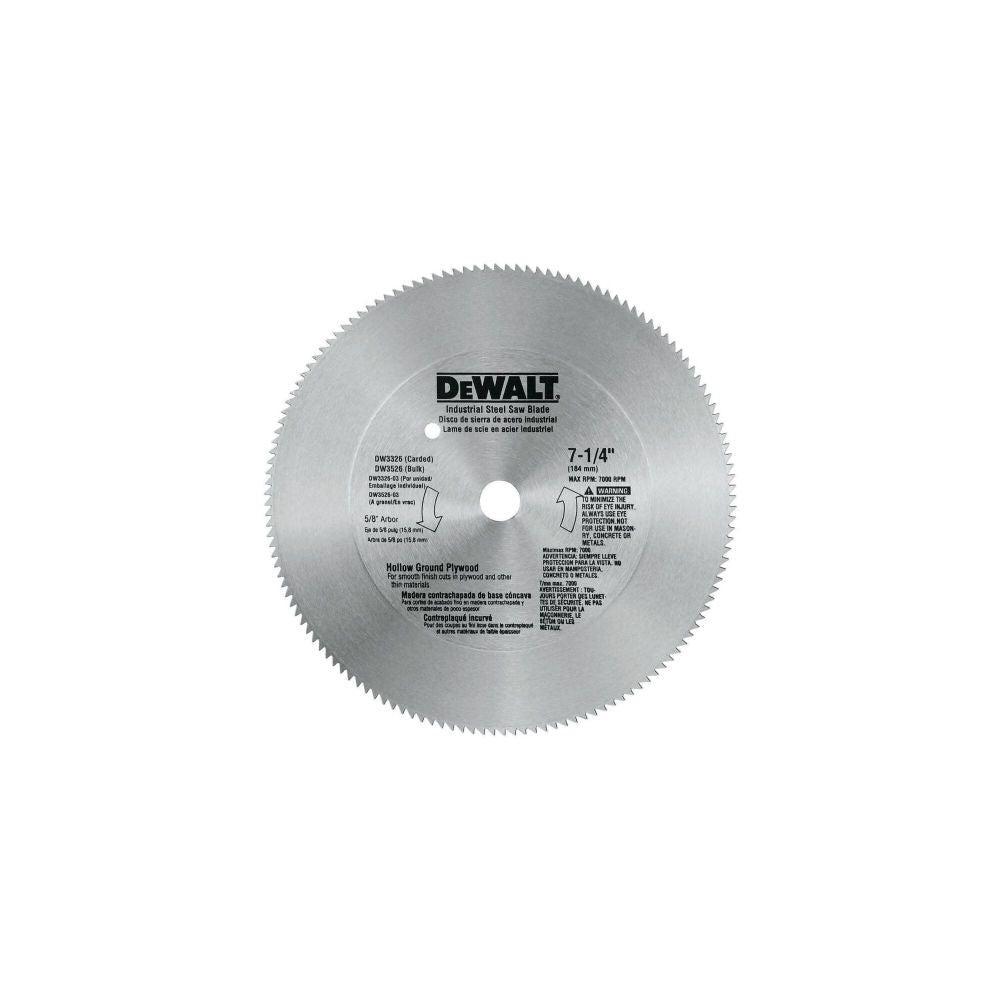 DeWalt DW3330 7-1/4 IRON/STEEL SAW BLD