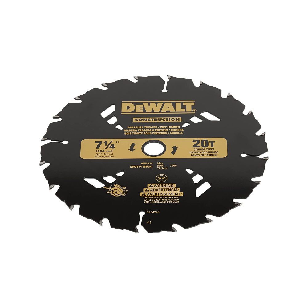DeWalt DW3174 20T PRESSURE TREATED BLD (7.250 X 20)