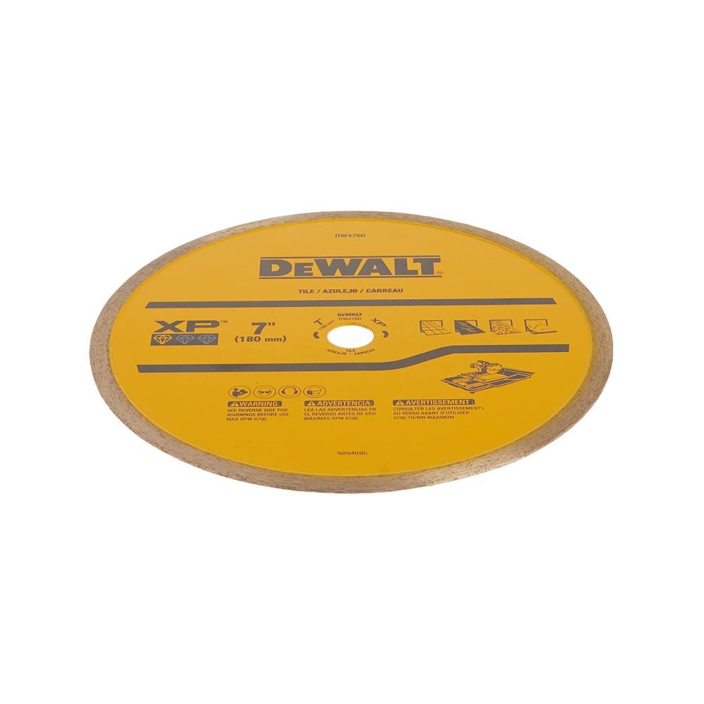 DeWalt DW4760 7IN CERAMIC TILE BLADE