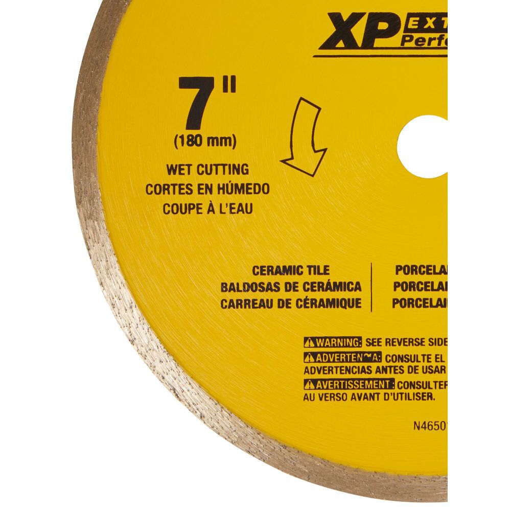 DeWalt DW4760 7IN CERAMIC TILE BLADE