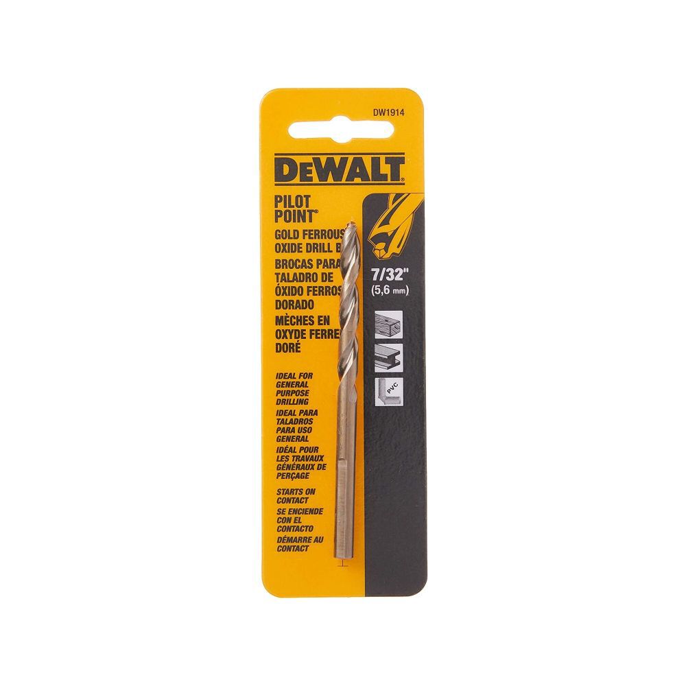 DeWalt DW1914 7/32IN PILOT POINT DRILL BIT
