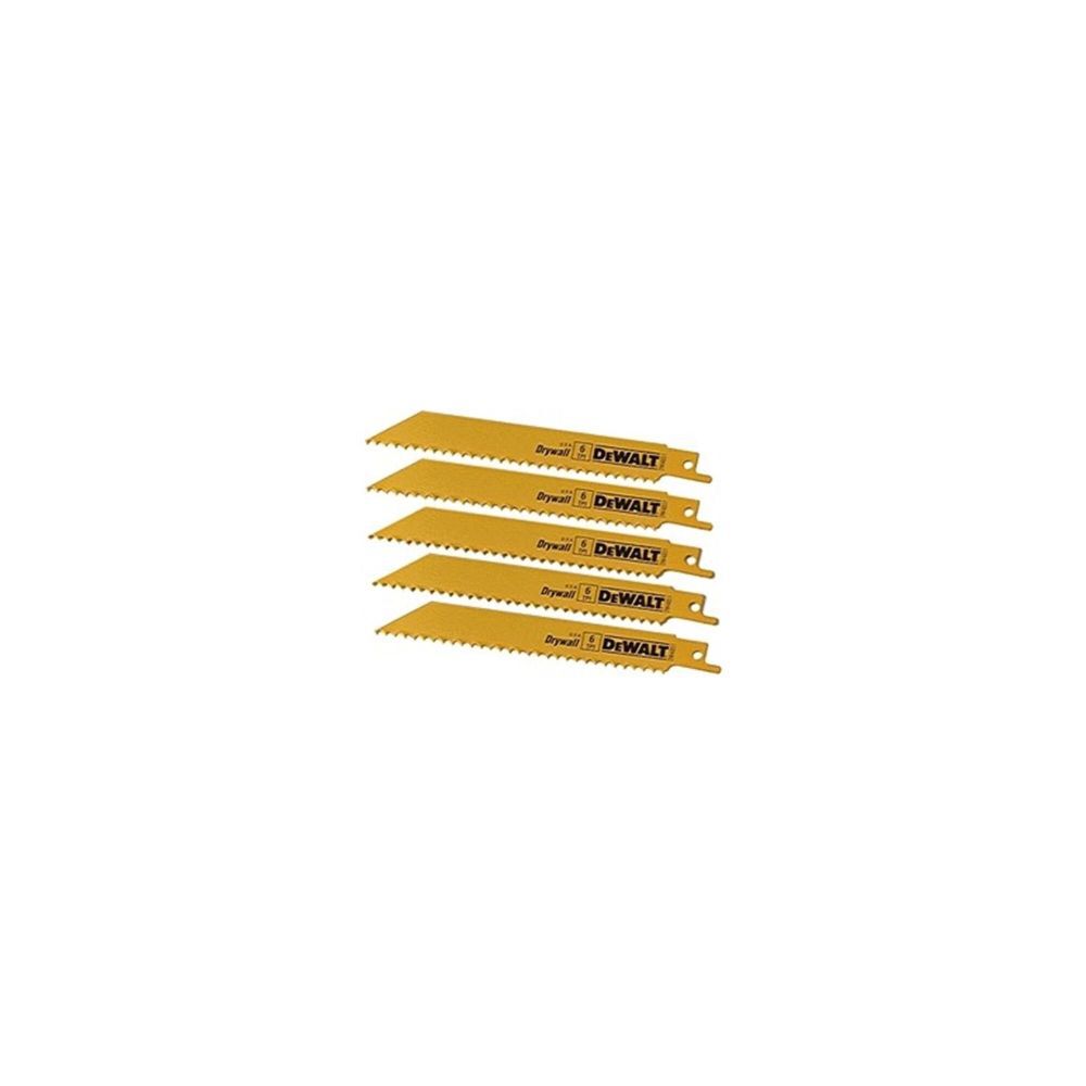 DeWalt DW4809 8IN 14TPI STGT BK BLD-5PK