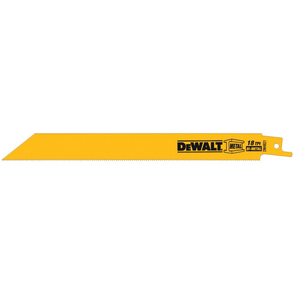 DeWalt DW4821B 8 18TPI RECIP SAWBLADE (BULK)
