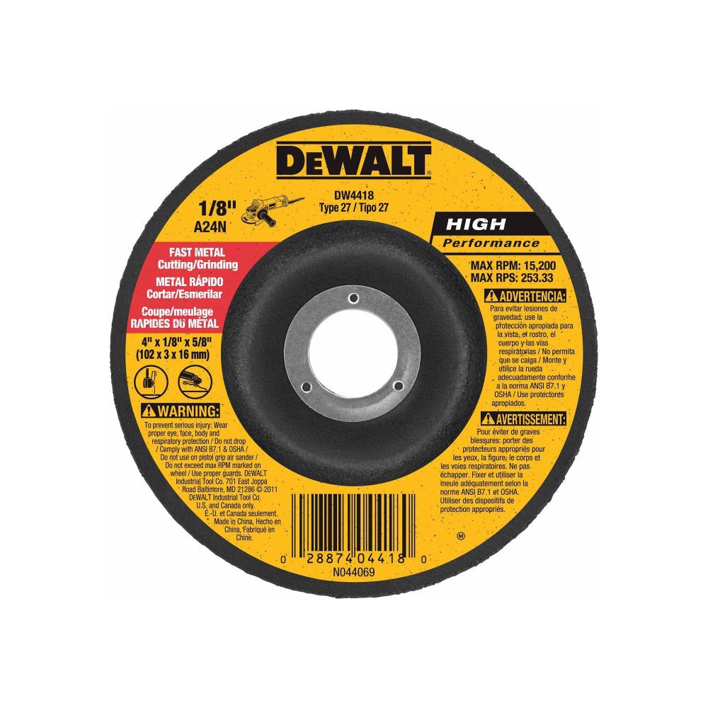 DeWalt DW4954 9X1/4X5/8-11 GEN PURPOSE