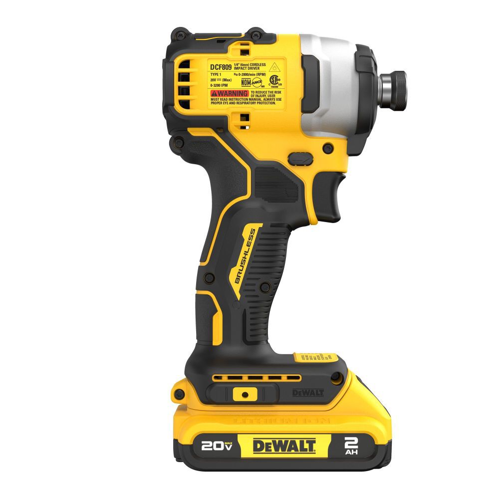 DeWalt DCF809D1 DEWALT 20V MAX ATOMIC IMPACT DRIVE 2AH