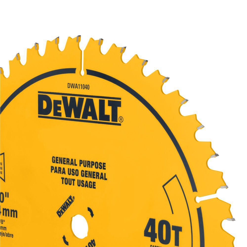 DeWalt DWA11040 DEWALT 10 IN 40T SAW BLADE