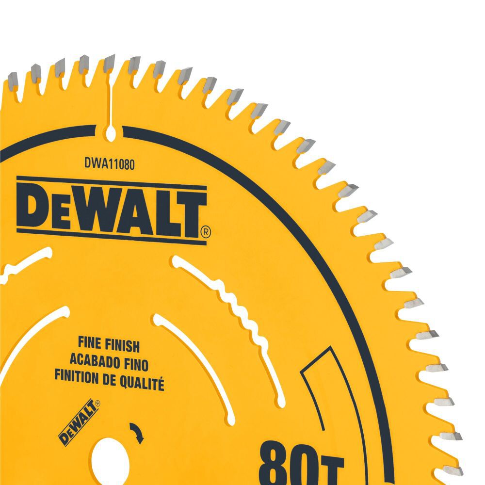 DeWalt DWA11080 DEWALT 10 IN 80T SAW BLADE