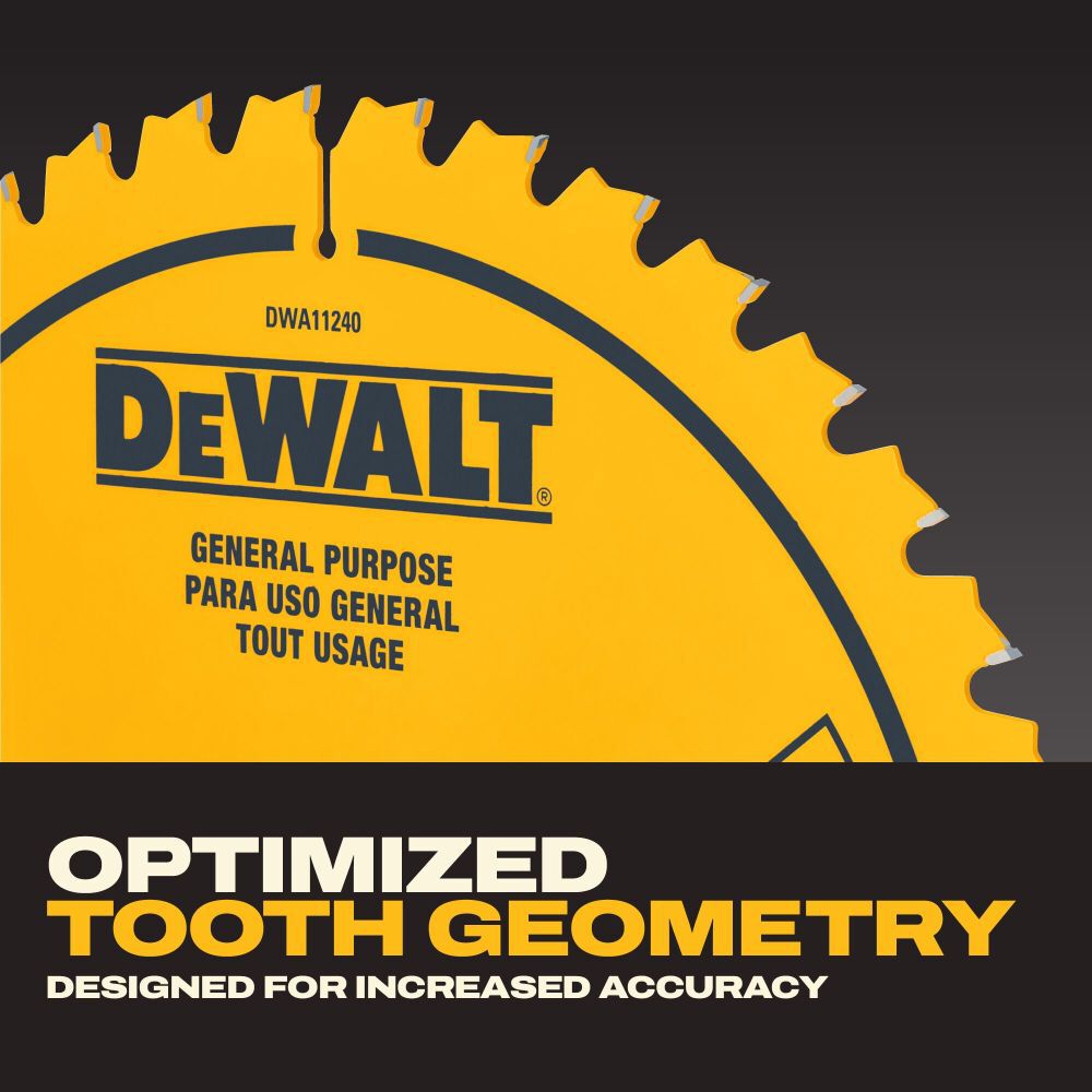 DeWalt DWA11240 DEWALT 12 IN 40T SAW BLADE