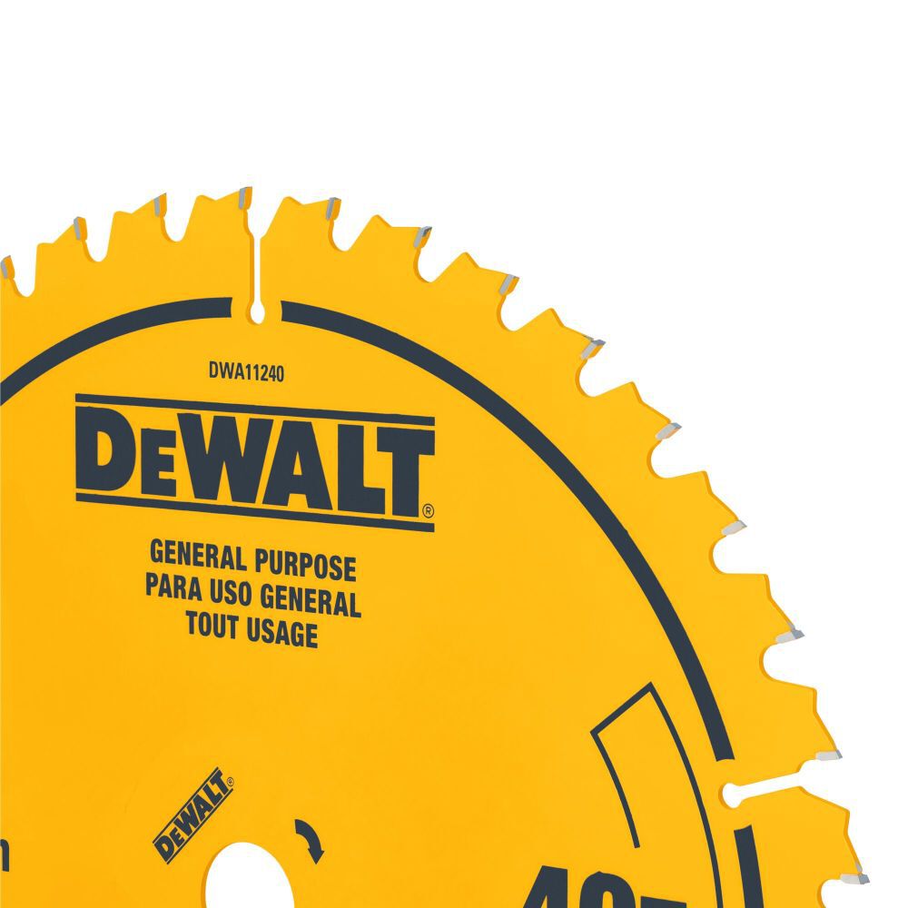 DeWalt DWA11240 DEWALT 12 IN 40T SAW BLADE