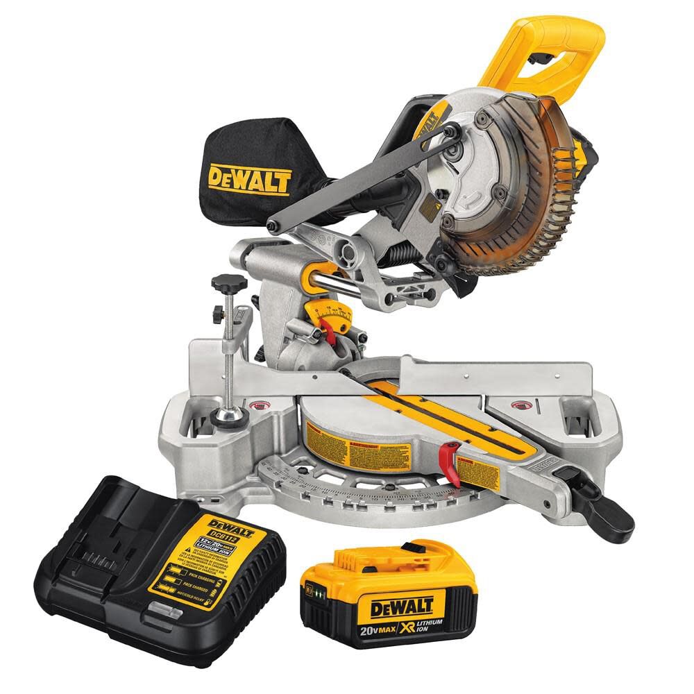 DeWalt DCS361M1 20V MAX MITER SAW W/BATT & CHARGER