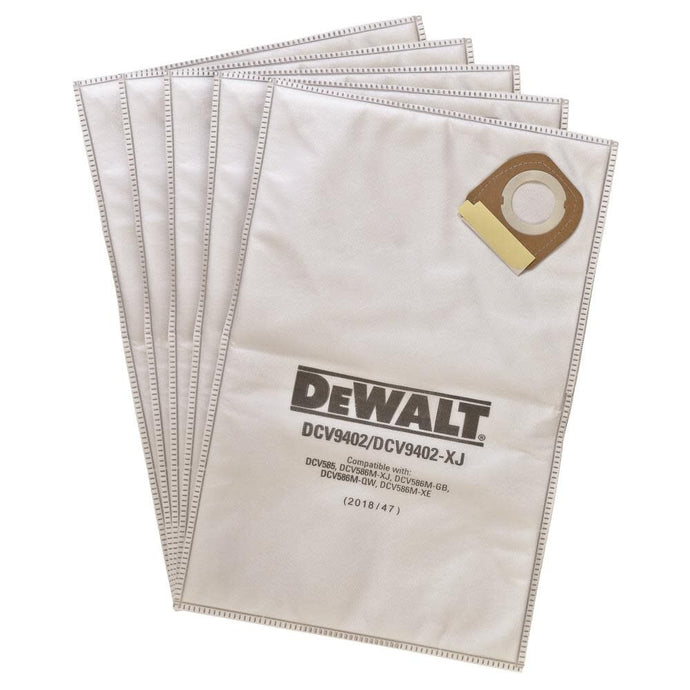 DeWalt DCV9402 FLEECE BAG FOR DCV585/DCV586 5 PK