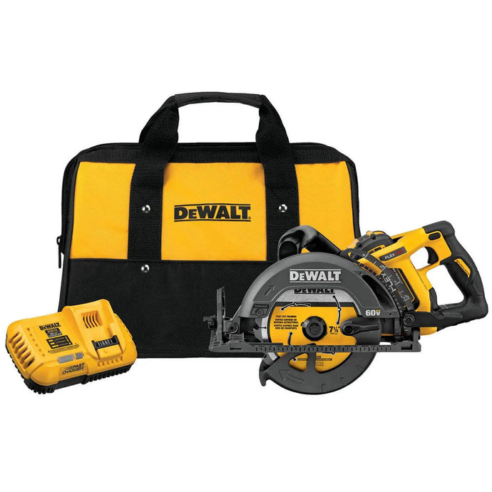 DeWalt DCS577X1 60V 7-1/4IN WORM DRIVE STYLE SAW KIT 9AH