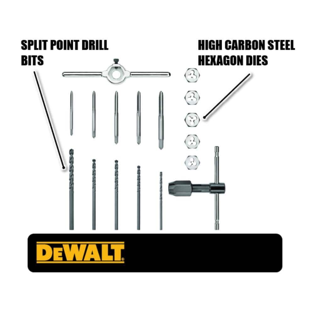 DeWalt DWA1451 17-PC FRACTIONAL TAP & DIE SET