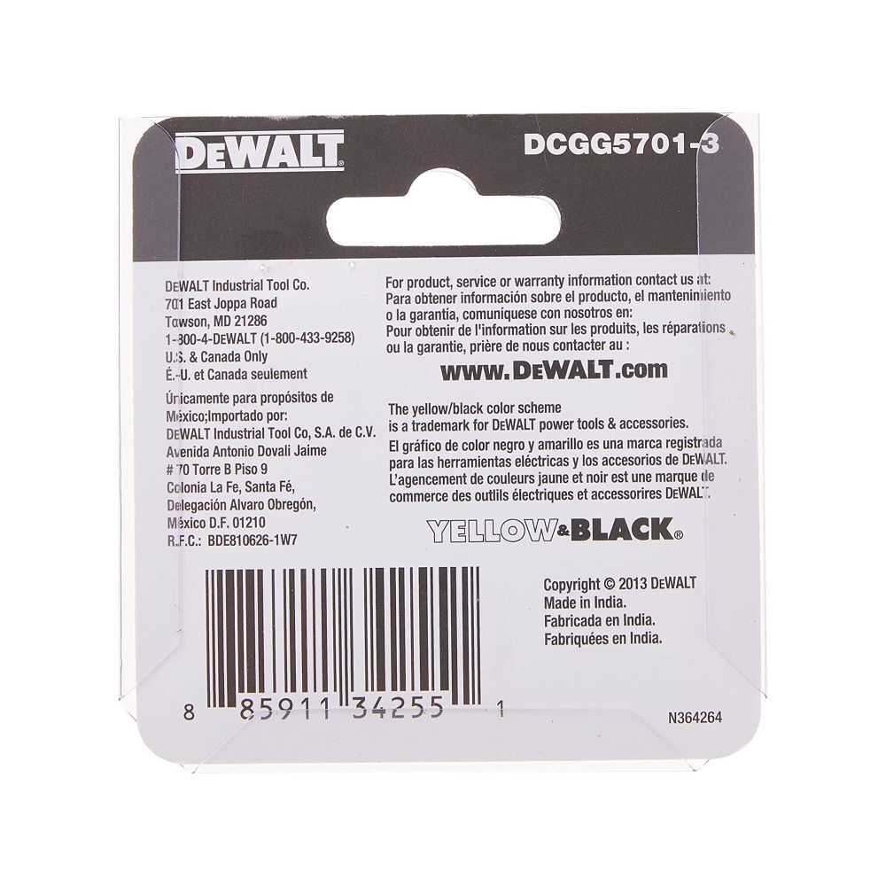 DeWalt DCGG5701 HEAVY-DUTY GREASE GUN COUPLER 1/8IN