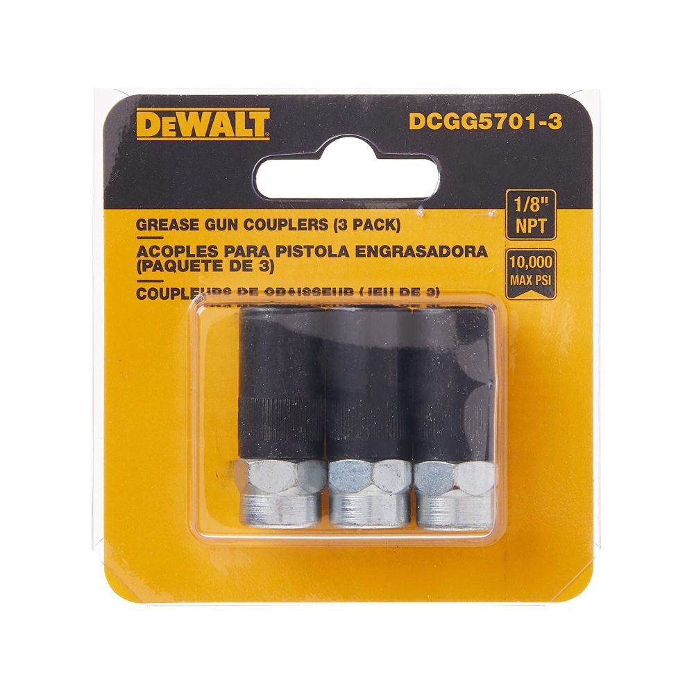 DeWalt DCGG5701 HEAVY-DUTY GREASE GUN COUPLER 1/8IN