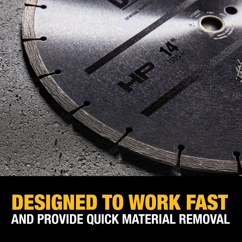 DeWalt DW47410 14IN SEGMENTED HP GENERAL PURPOSE