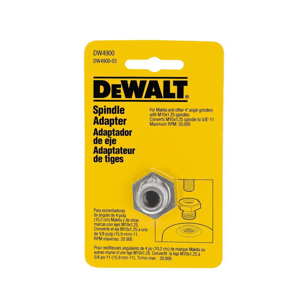 DeWalt DW4900 SPINDLE ARBOR ADAPTOR
