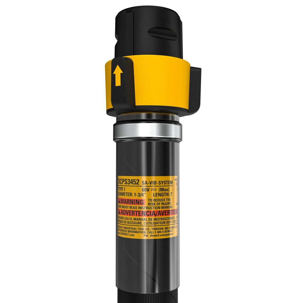 DeWalt DCPS3452 1.75IN VIBRATOR HEAD-7FT SHAFT
