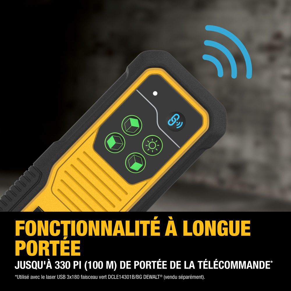 DeWalt DCLEAUSBRC3 REMOTE FOR USB 3X180 LASER DCLE14301